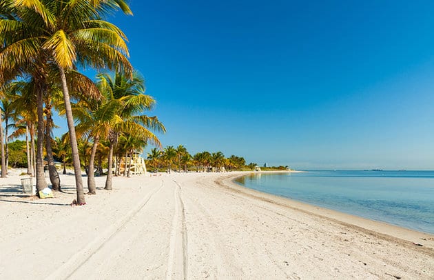 Praias paradisíacas em Miami 