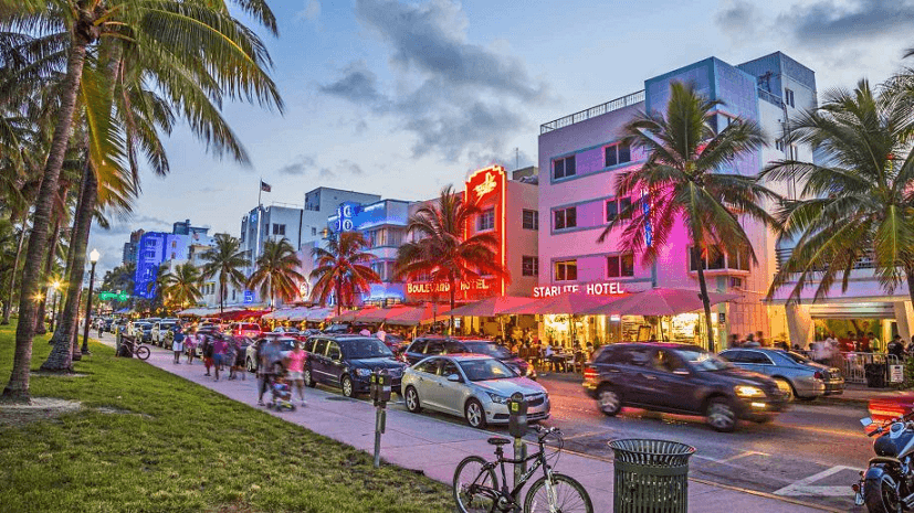 Ocean Drive em Miami