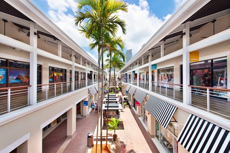 Shopping Bayside Marketplace em Downtown Miami