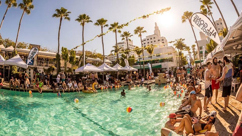 Pool party em Miami Beach