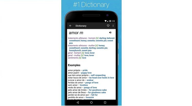 App Dicionário inglês-português em Miami