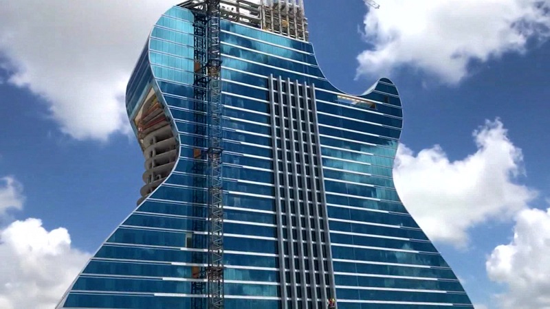 Guitarra do Hard Rock Hotel Cassino em Miami
