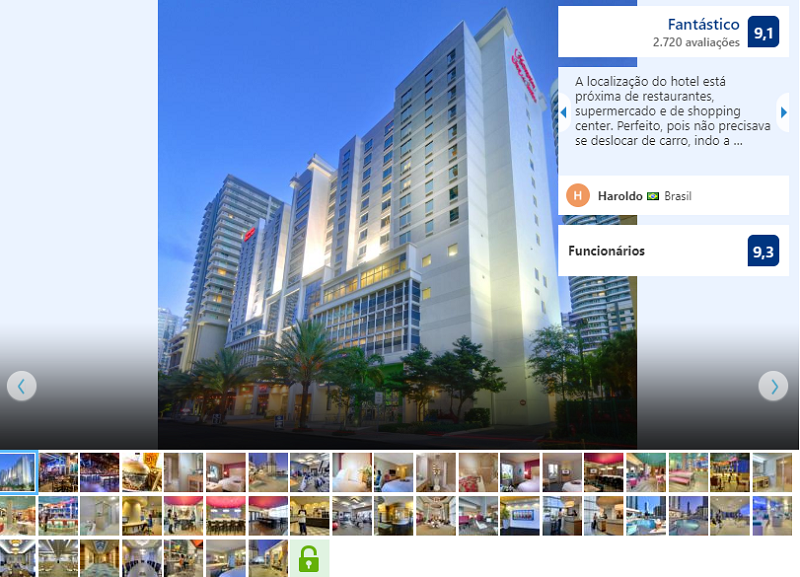 Fachada do Hampton Inn & Suites by Hilton em Miami