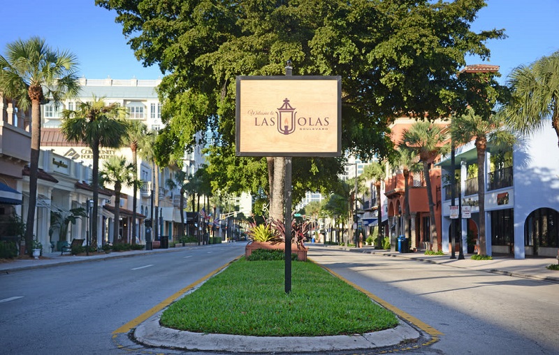 Las Olas Boulevard em Miami
