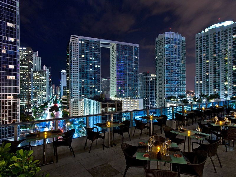 Destaques da vida noturna em Miami: Sky Bar