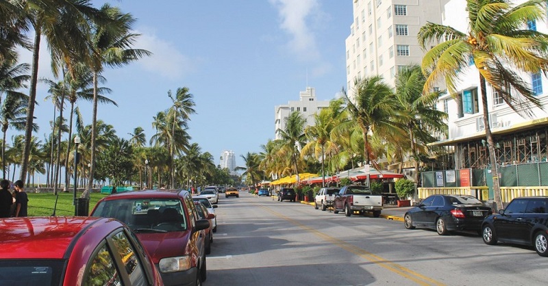 Ocean Drive em South Beach em Miami