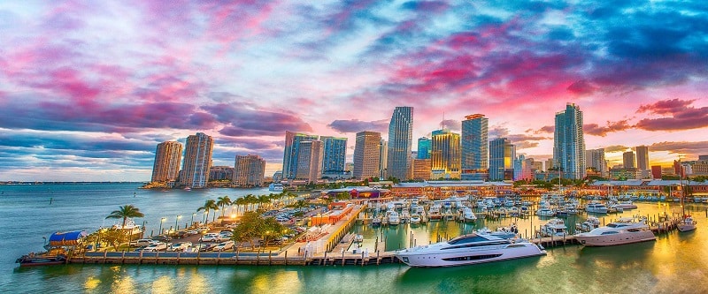 Boat trip in Miami